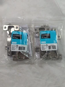 Everbilt rahmenloses Full Overlay 35mm 110 Grad Scharnier Set (2er-Pack) 4 insgesamt - Bild 1 von 2