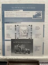 EXTREMELY RARE FRANKLIN MINT 1907 ROLLS ROYCE SILVER GHOST *SPEC SHEET & COA*