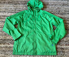 Dc Shoes Windbreaker Full Zip Hoodie Jacket Green Mens Size Medium