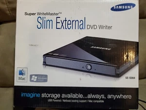 Samsung SE-S084 Super WriteMaster Slim External DVD Writer - Picture 1 of 2