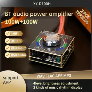 HIFI Bluetooth Digital Audio Amplifier Board 2.0 Channel Power Amplifier 100W*2 - Bild 1 von 13