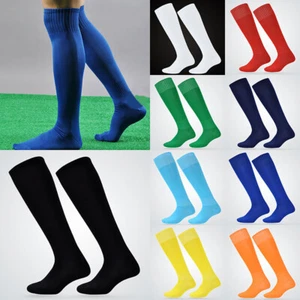 Mens Over the Calf Football Socks Long Stockings Sports Soccer Baseball Softball - Picture 1 of 17