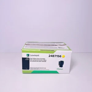 Lexmark 24B7156 Tonerkassette Gelb Neu Versiegelt - Bild 1 von 3