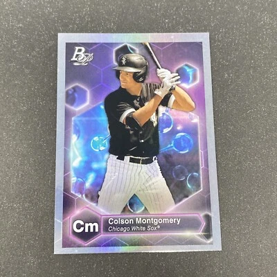 Colson Montgomery PRECIOUS ELEMENTS 2022 Bowman Platinum #PE-4 Insert White Sox - Image 1 of 2