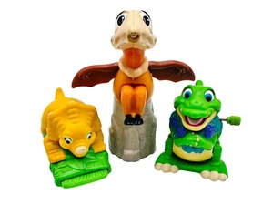 VINTAGE LAND BEFORE TIME LOT OF THREE (3) RETRO HAPPY MEAL COLLECTIBLES 1990S - Picture 1 of 3