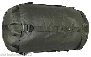 NEW - British Army Issue Green Nylon Compression Sack for Jungle Sleeping Bag - Picture 1 of 1