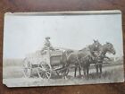 Antique Postcard.  Rppc. Horse and buggy.  P2