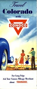 1953 Conoco Road Map: Colorado NOS - Bild 1 von 1