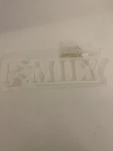 Familie Silikonform DIY Tischdeko mit Lichterkette Brandneu - Bild 1 von 1