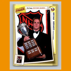 Tarjeta Bryan Berard #107 1997 Pacific Dynagon Best Kept Secrets New York Islanders - Imagen 1 de 3