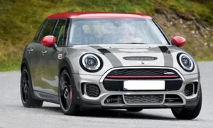 FUNDAS EMBELLECEDORAS DE LUCES DE CABEZA NEGRAS BRILLANTES BMW MINI F54 CLUBMAN 2015+ PALO DE FAROS ENCENDIDO - Imagen 1 de 3