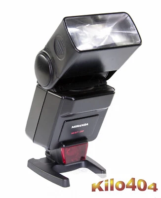 Miranda  für Minolta MAF-32 ✯ Analog ✯ Blitz ✯ Schwenkbar ✯ Kippbar ✯ Universal - Bild 1 von 4