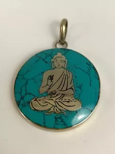 Colgante Tibetano Buda Colgante Turquesa - Imagen 1 de 3