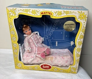 Juego de muñecas Tutti apretadas vintage Mattel Night Sleep en caja original #1128 - Imagen 1 de 21
