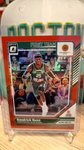2024-25 Panini Donruss Euroleague Kendrick Nunn First Team Optic Red /99 - Picture 1 of 2