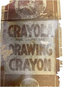 Antike Buntstiftdose Binney & Smith Ruben’s Crayola Buntstift, 40er Jahre, Geschichte, - Bild 1 von 12