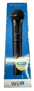 Genuine Nintendo  Wii U Wireless Black Wii Microphone Boxed - Picture 1 of 6