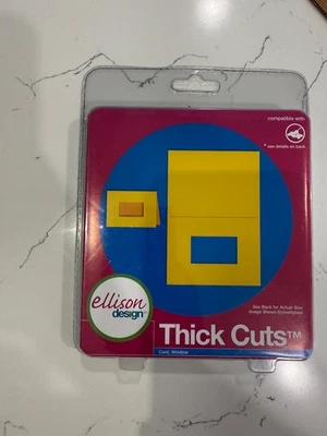 Ellison Design Thick Cuts Card, Window Scrapbooking Craft Art Journaling #22210 - Image 1 of 4