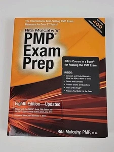 Rita Mulcahy's PMP Exam Prep 8th Edition Project Management Professional Exam - Imagen 1 de 8
