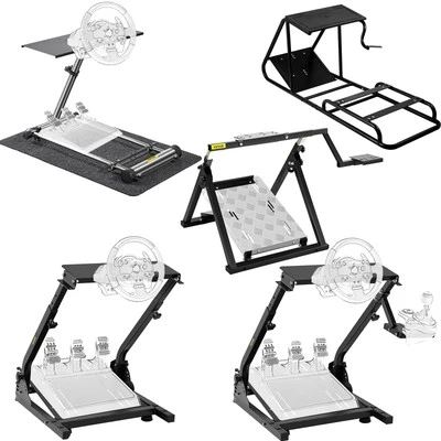 VEVOR Support Volant de Course pour Logitech Fanatec Thrustmaster CSR Mad Catz