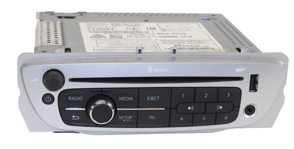 CD MP3 Radio Renault Megane III 3 Autoradio Bluetooth inkl. Code 281159184R - Bild 1 von 4