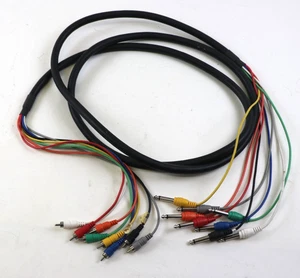 9 ft *8 channel *RCA to 1/4" snake cable *works great *see pictures * - Picture 1 of 3