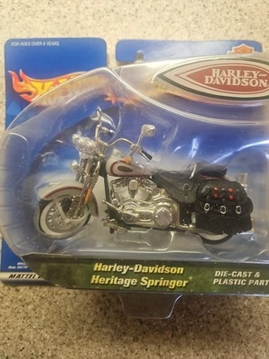 Harley-Davidson Heritage Springer 2000 Hot Wheels 1:18 gris MONMC nuevo estado  Foto 1 de 4