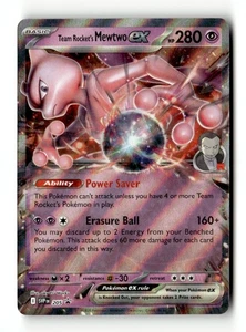 Team Rocket's Mewtwo ex SV: Scarlet & Violet Promo Cards 205 NM Pokémon TCG - Picture 1 of 2