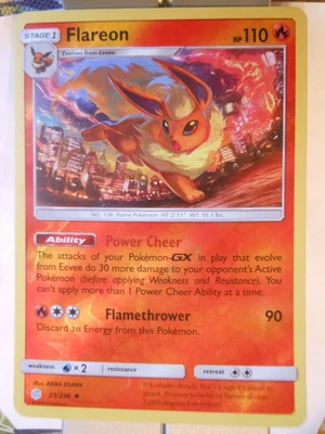 110PK025r - Flareon - 25/236 - Cosmic Eclipse - Uncommon Reverse - Image 1 of 2