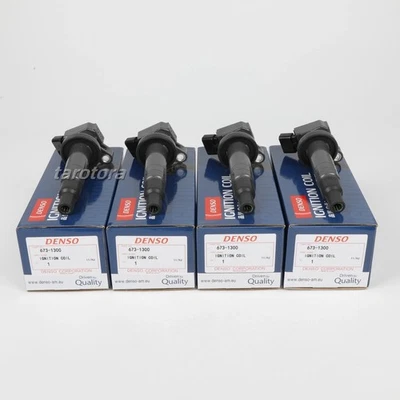 Bobinas de encendido DENSO 4 piezas 90919-02239 para Toyota Corolla Celica Matrix 673-1300 Foto 1 de 4