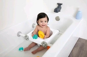 Seggiolino da bagno senza scatola usato....Regalo Baby Basics bianco..........................F3 - Foto 1 di 10