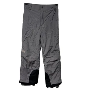 The North Face Boys Gray Black Ski Pants Snowboard Waterproof Size Medium - Picture 1 of 11