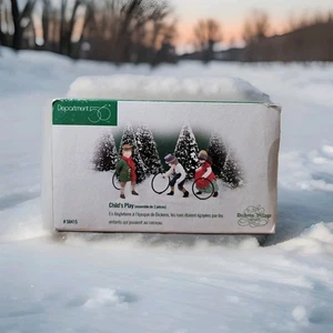 Department 56 Dickens Village A GOOD DAY'S CATCH Set di 2 1999 #58420 Natale - Foto 1 di 9