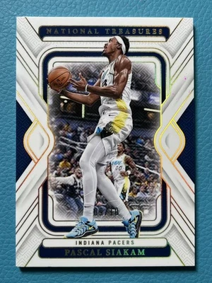 Pascal Siakam 2024-25 Panini National Treasures 09/10 Gold Parallel Pacers #87 - Image 1 of 3