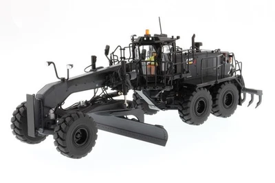 Limited Commemorative Model with Tin Box CAT 18M3 Motor Grader Black Fini - Image 1 of 4