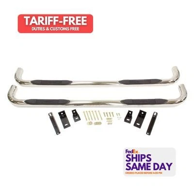 Westin 23-1950, 2 Pack Polished Stainless Fits 99-14 Gm P/U Crew Cab Polished St - Image 1 of 4