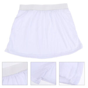  Splitting Extender White Dresses Short Women's Inner Skirt inside