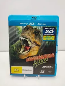 Dinosaurs Alive! | 3D/2D (Blu-ray, 2007) - IMAX Documentary VGC - Free Shipping - Foto 1 di 1