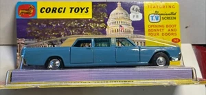 Neuwertig! Neu! Corgi Nr. 1967 262 Lincoln Continental Blue! Neu im Karton Großbritannien - Bild 1 von 7