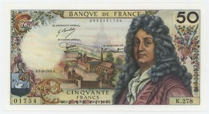 France 50 Francs 2-10-1975 Pick 148.e XF+ Circulated Banknote Ref 764 - Picture 1 of 2