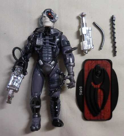 1993 STAR TREK NEXT GENERATION Playmates BORG 4.5" Action Figure Cover