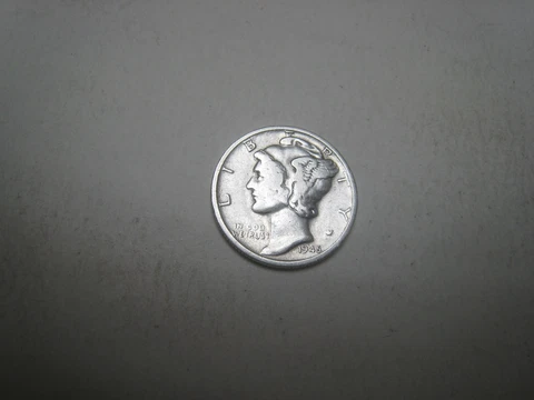 1945-S Mercury Silver Dime Micro S Cover