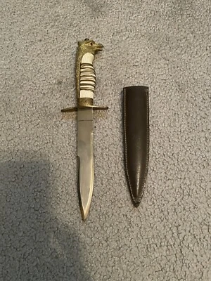 ITALIAN WWII FASCIST EAGLE HEAD DAGGER YOUTH KNIFE - Image 1 of 4