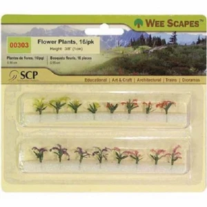 Wee Scapes 00303, Flower Plants, 3/8" 12pk - Picture 1 of 1