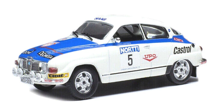 wonderful diecast-modelcar1/43  SAAB 96 V4 #5 1000 Lakes Rallye 1976 - lim.ed. - Image 1 of 1