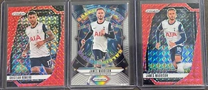 Lote de 3 tarjetas insertadas/paralelo Prizm Premier League Tottenham Hotspur FC 2024-25 - Imagen 1 de 2
