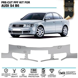 Stoßstange vorne Steinschlagschutz PPF Lackschutzfolie für Audi A4 S4 B6 02-05 - Bild 1 von 4