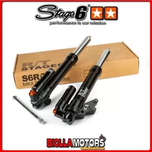 S6-1450502/BK TUBI FORCELLA STAGE6 R/T YAMAHA Aerox 50cc LC (prima del '99) - Imagen 1 de 5