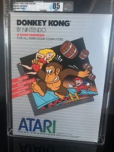 Donkey Kong Atari 400/800 1983 VGA 85+ - Picture 1 of 6