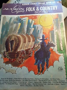 Audion Chord Organ Songbook canzoni popolari e country #1172 ottime condizioni - Foto 1 di 3